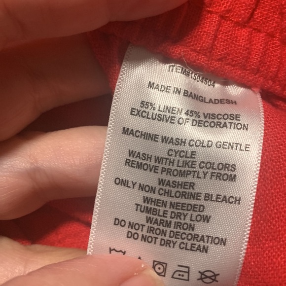 Nautica linen blend drawstring shorts size Large - Picture 7 of 7